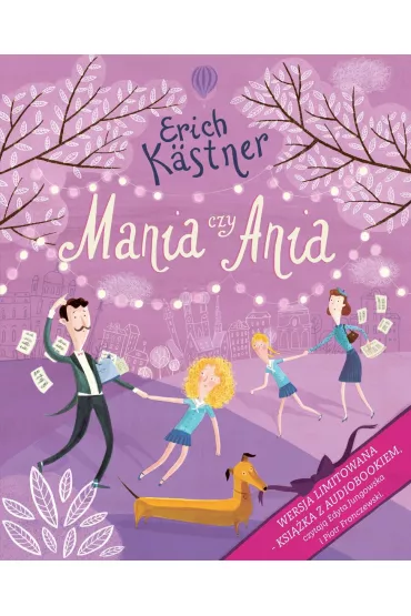 Mania czy Ania wersja limitowana z audiobookiem - Kastner Erich