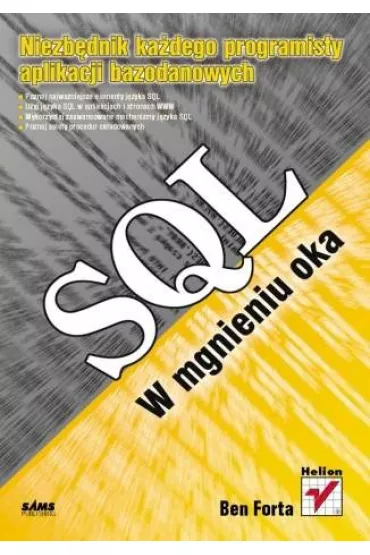 SQL w mgnieniu oka - Ben Forta