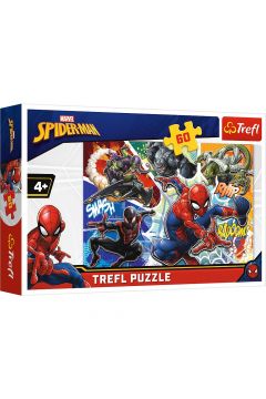 Puzzle 60 el. Waleczny Spider-Man Trefl