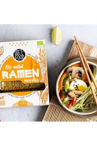 Diet-Food Makaron jaglany 100% - Ramen 280 g Bio