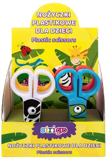 Strigo Noyczki plastikowe dla dzieci Zwierztka