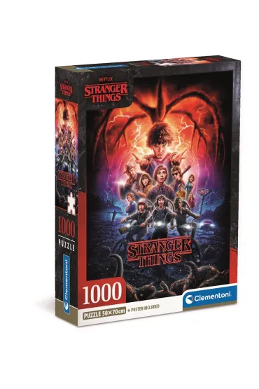 Puzzle 1000 el. Compact Netflix Stranger Things Clementoni