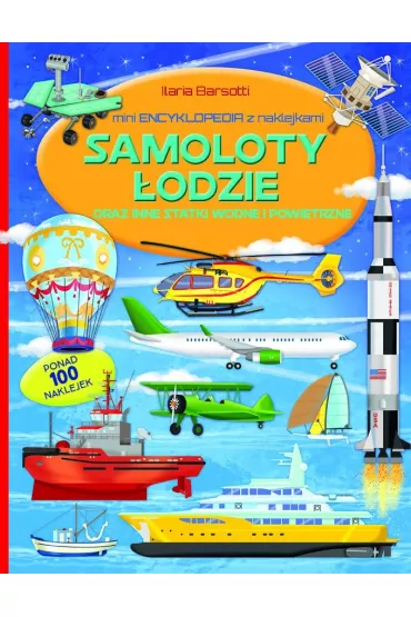 Mini encyklopedia z naklejkami. Samoloty