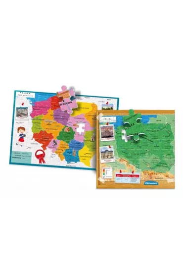 Puzzle 104 el. Odkrywamy Polsk� Clementoni