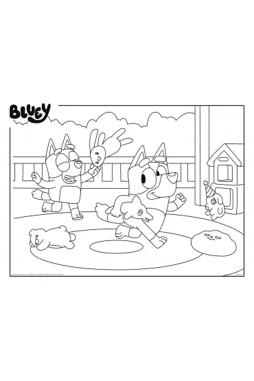 Puzzle 60 el. Bluey Lisciani