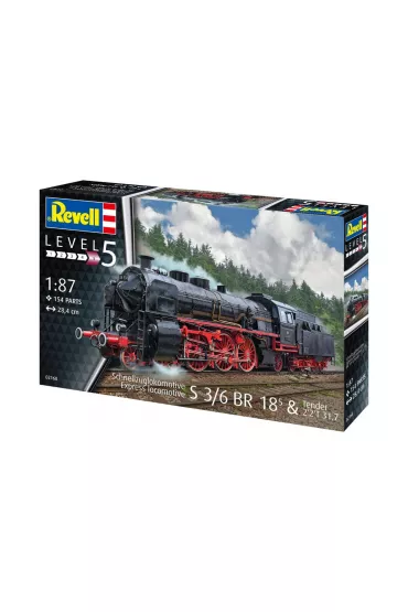 Lokomotywa parowa S3/6 BR18-Tender Revell