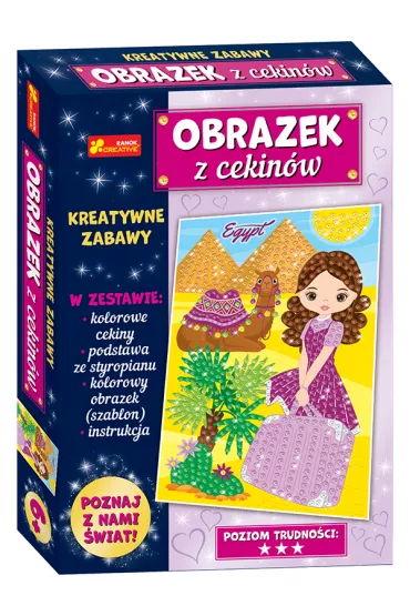 Ranok-Creative Cekinowy obrazek Podr�e ma�e i du�e Egipt