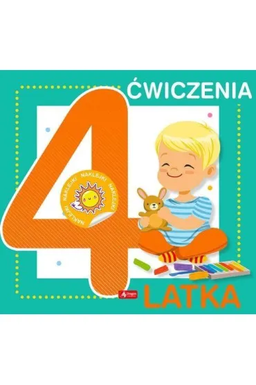 �wiczenia 4-latka z naklejkami