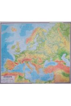 Europa mapa fizyczna - Lidia Wyszomirska