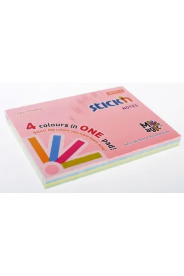 Stickn Notes samoprzylepny Magic Pad neon 76 x 101 mm