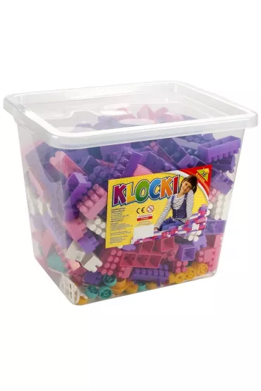 Klocki w pojemniku 500el