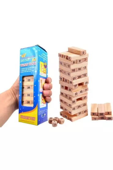 Wie�a klocki drewniane 54el