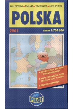 Polska mapa drogowa (twarda oprawa)
