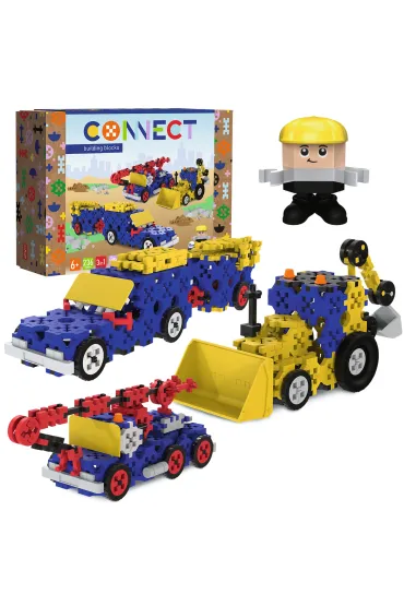 Klocki Connect - Pojazdy budowlane / SUV L