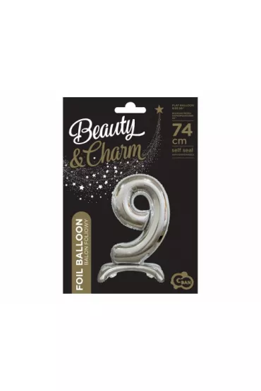 Godan Balon foliowy B&C Cyfra stoj�ca 9 BC-ASS9 74 cm