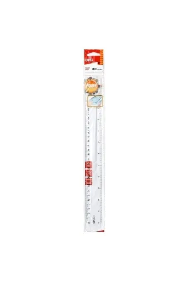 Deli Linijka Pioner prze�roczysta 30cm