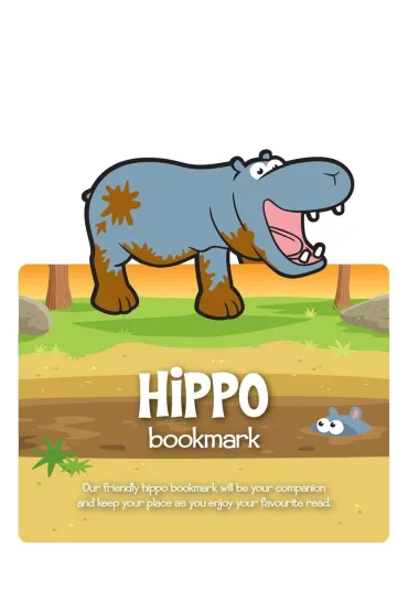 If Zwierz�ca zak�adka do ksi��ki - Hippo - Hipopotam