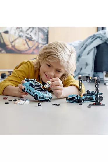 LEGO Speed Champions Formula E Panasonic Jaguar Racing GEN2 car i Jaguar I-PACE eTROPHY 76898