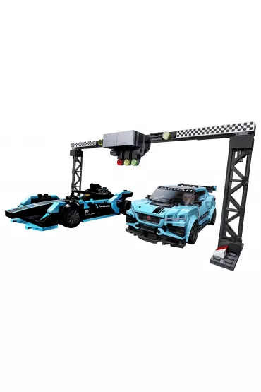 LEGO Speed Champions Formula E Panasonic Jaguar Racing GEN2 car i Jaguar I-PACE eTROPHY 76898
