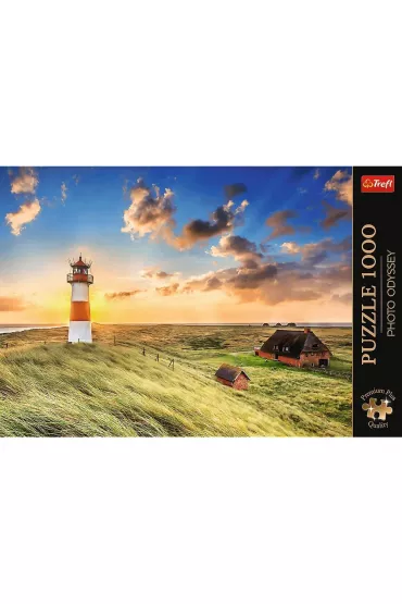 Puzzle 1000 el. Premium Plus Quality Photo Odyssey: Latarnia w List, Niemcy Trefl