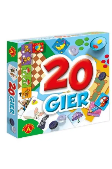 Gry rodzinne. Zestaw 20 gier