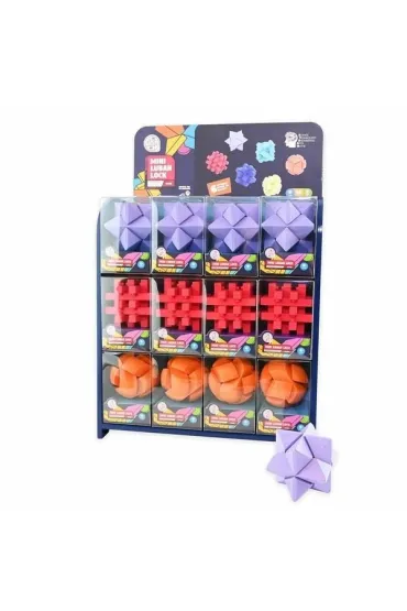 Puzzle drewniane kolorowe IQ �amig��wki 3w1 Robe