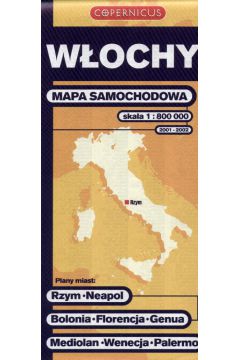 W�ochy - mapa samochodowa