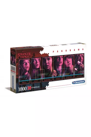 Puzzle panoramiczne 1000 el. Stranger Things Clementoni