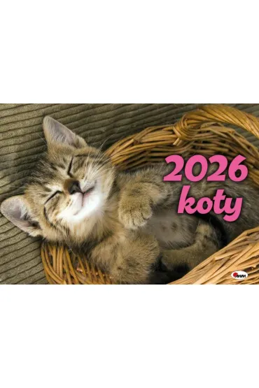 Kalendarz 2026 albumowy Koty
