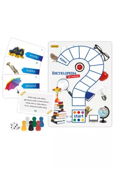 Encyklopedia dla malucha. Gra planszowa z wierszowanymi zagadkami Adamigo