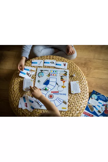 Encyklopedia dla malucha. Gra planszowa z wierszowanymi zagadkami Adamigo