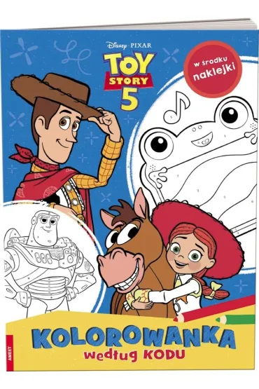 DISNEY/PIXAR Toy Story 5. Kolorowanka wed�ug kodu