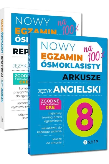 Pakiet Nowy Egzamin �smoklasisty. J�zyk angielski: Repetytorium oraz Arkusze
