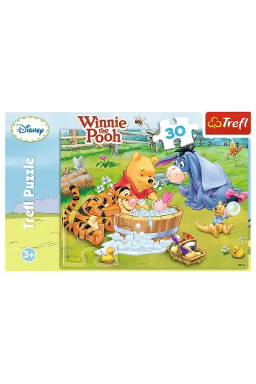 Puzzle 30 el. K�piel Prosiaczka Trefl