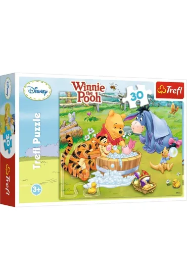 Puzzle 30 el. K�piel Prosiaczka Trefl