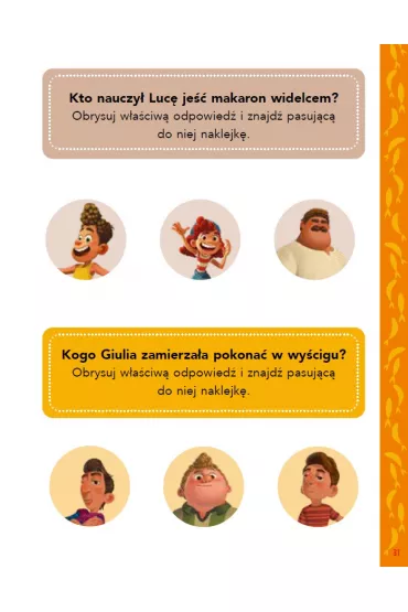 1, 2, 3, czytasz Ty! Poziom 3. Marzenia si� spe�niaj�. Disney Pixar Luca - El�bieta Lekan 