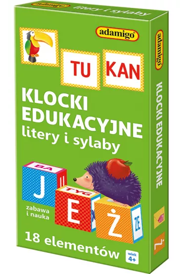 Klocki edukacyjne 18 elementw