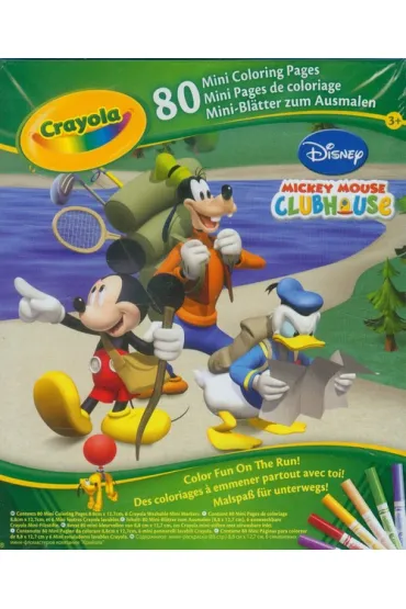 Crayola Kolorowanka mini pages Mickey *