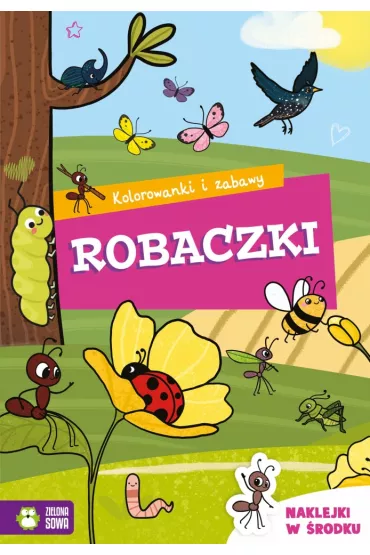 Kolorowanki i zabawy. Robaczki