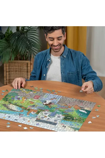 Puzzle 1000 el. Urokliwa wie� Ravensburger