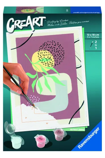 Malowanie po numerach CreArt - Abstrakcyjne kszta�ty Ravensburger
