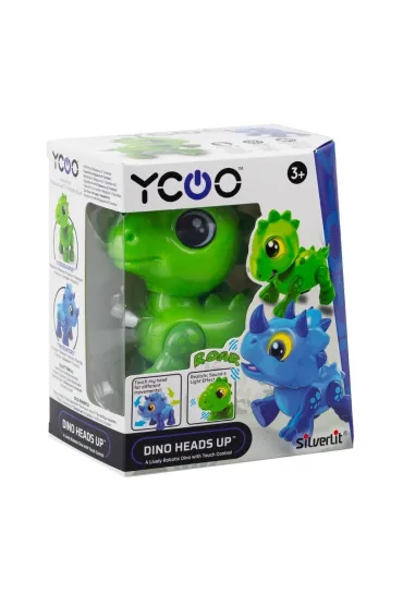 Robot Dino Heads Up zielony Silverlit