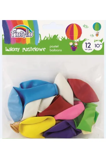Fiorello Balony Pastel 10 cali