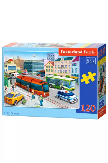 Puzzle 120 el. City Square Castorland