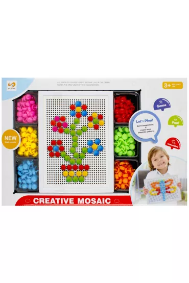 Mozaika kreatywna 180 element�w do uk�adania  MEGA CREATIVE 460027