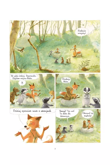 M�j pierwszy komiks 5+ Emocje. Pan Borsuk i pani Lisica przedstawiaj�. Tom 1 - Brigitte Luciani, Eve  Tharlet