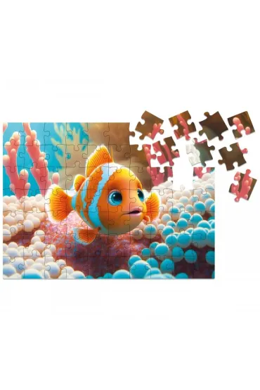 Puzzle drewniane 70el Yippee Cutie Rybka Alexander