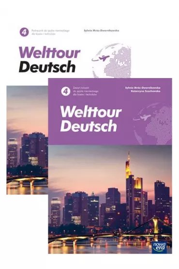 Welttour Deutsch 4. Podr�cznik i zeszyt �wicze� do j�zyka niemieckiego dla lice�w i technik�w - Katarzyna Szachowska, Sylwia Mr�z-Dwornikowska