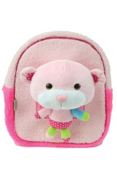 Eurocom Plecak pluszowy z zabawk Pink Teddy S