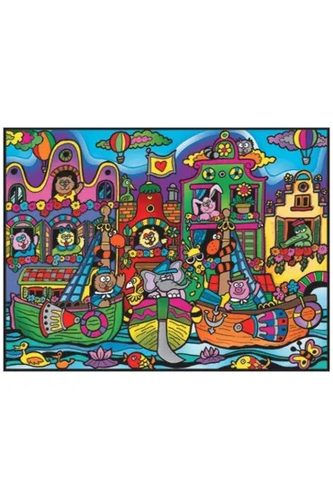 Kolorowanka welwetowa 47x35cm ��dki i domki